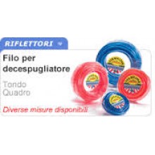 FILO DECESPUGLIATORE SEZIONE TONDA D.3.3 IN BOBINA DA 45MT.